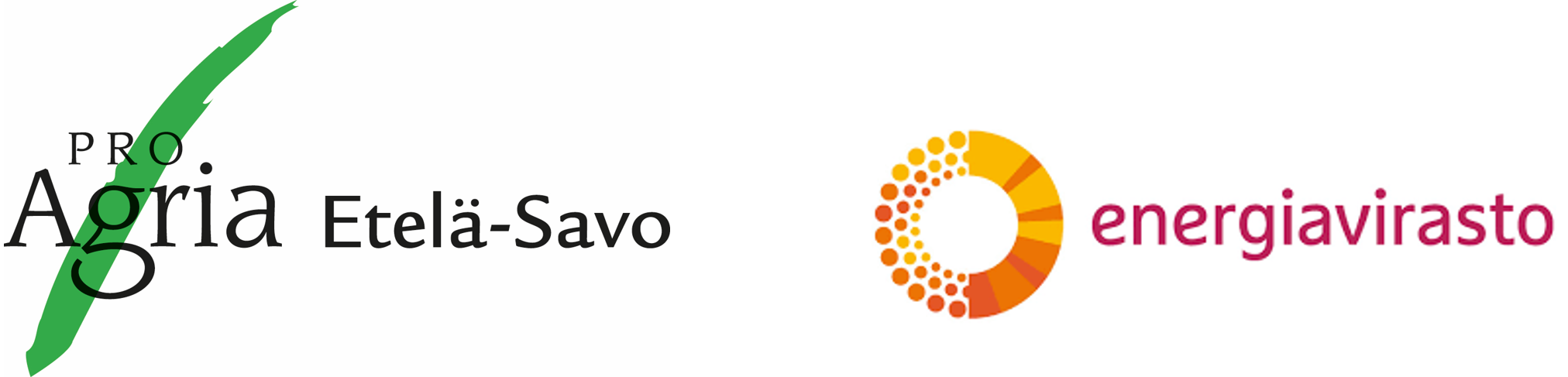 ProAgria Etelä-Savon ja Energiaviraston logot