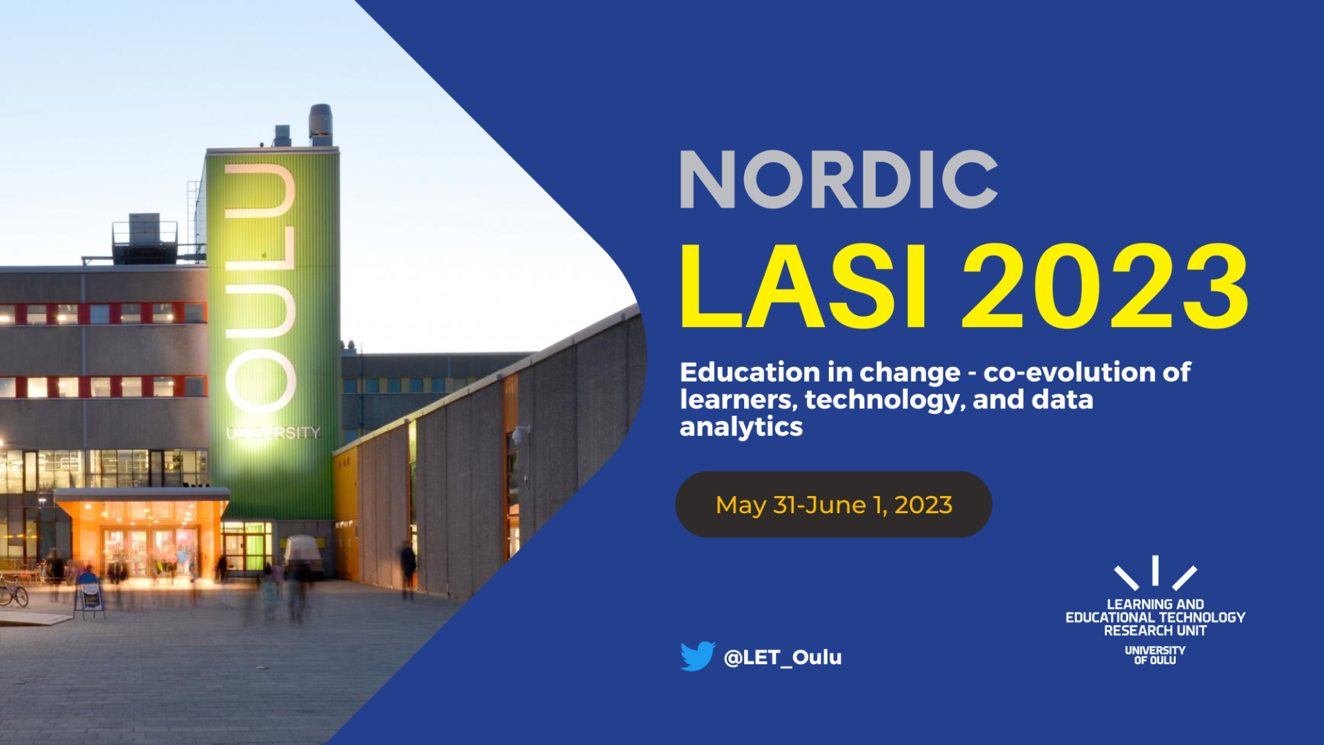 Nordic Learning Analytics Summer Institute 2023