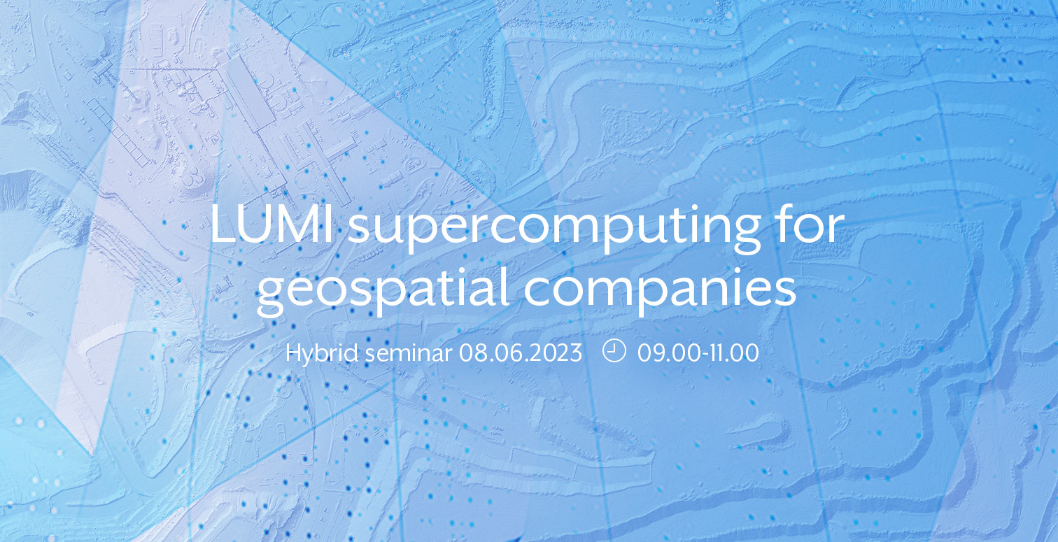 Benefits of LUMI supercomputer for geospatial companies