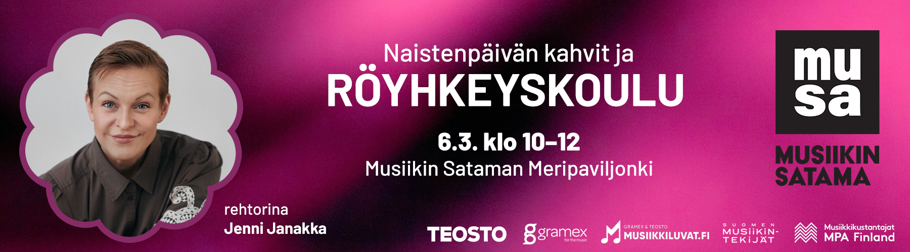 Musiikin Sataman Naistenpäivä 2026