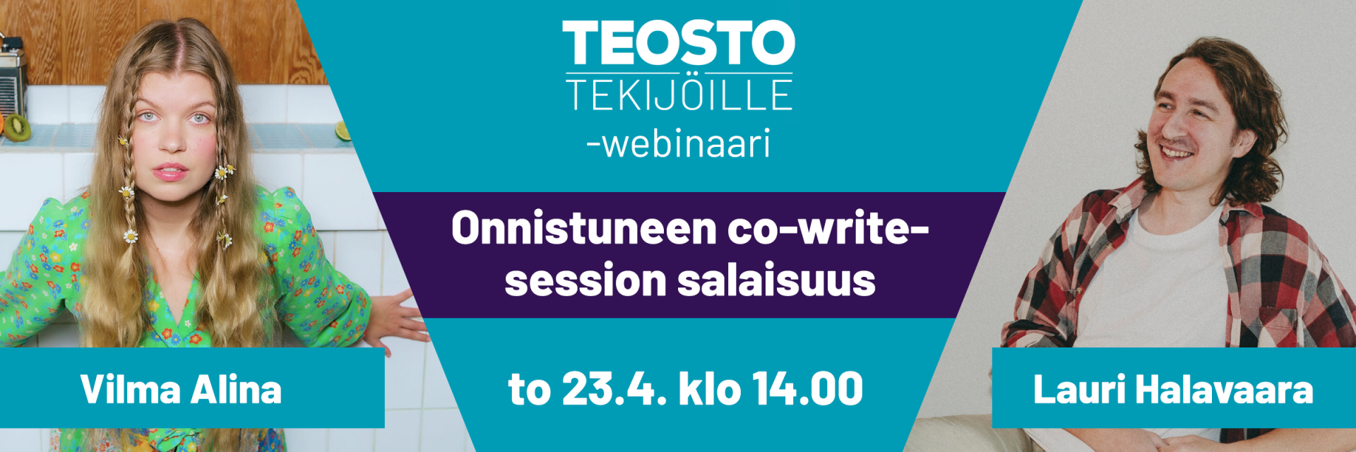 Teosto Tekijöille -webinaari, vieraana Julia Sunberg