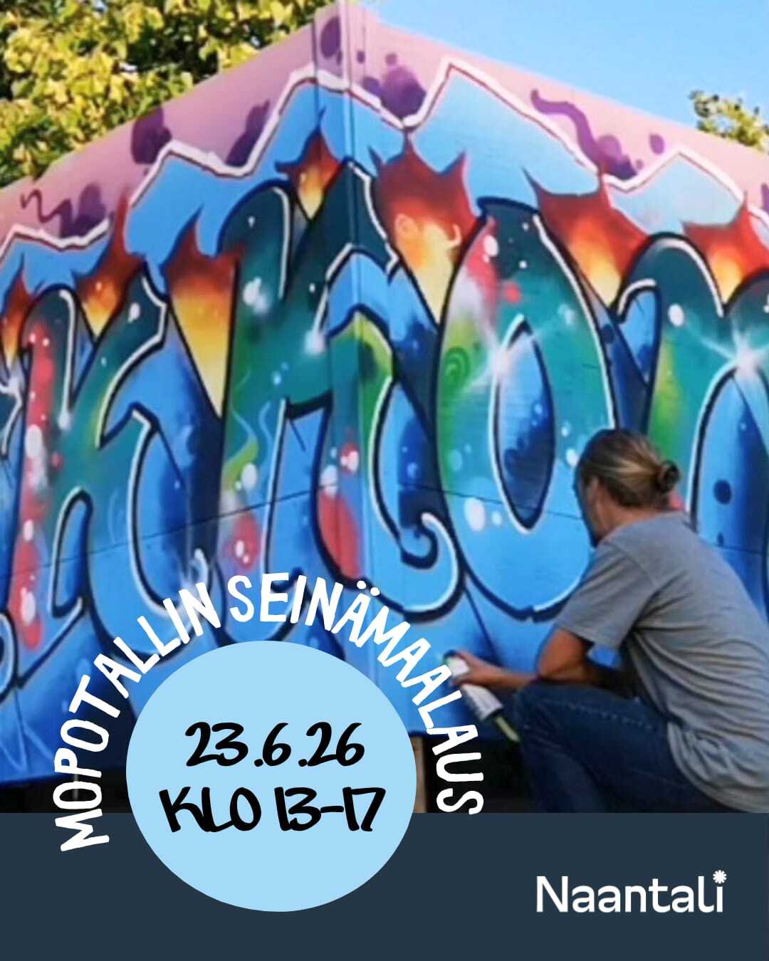 Nuori naantali graffiti